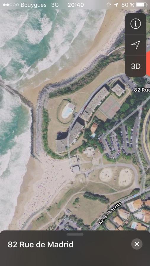 Petit Studio Terrasse Rez De Jardin Piscine Sur L'Ocean Lägenhet Biarritz Exteriör bild